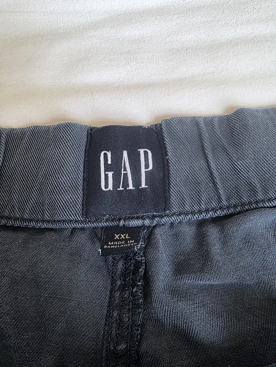 Gap Navy Blue Casual Pull-On Lyocell 3 Inch Shorts Size XXL - Picture 5 of 9